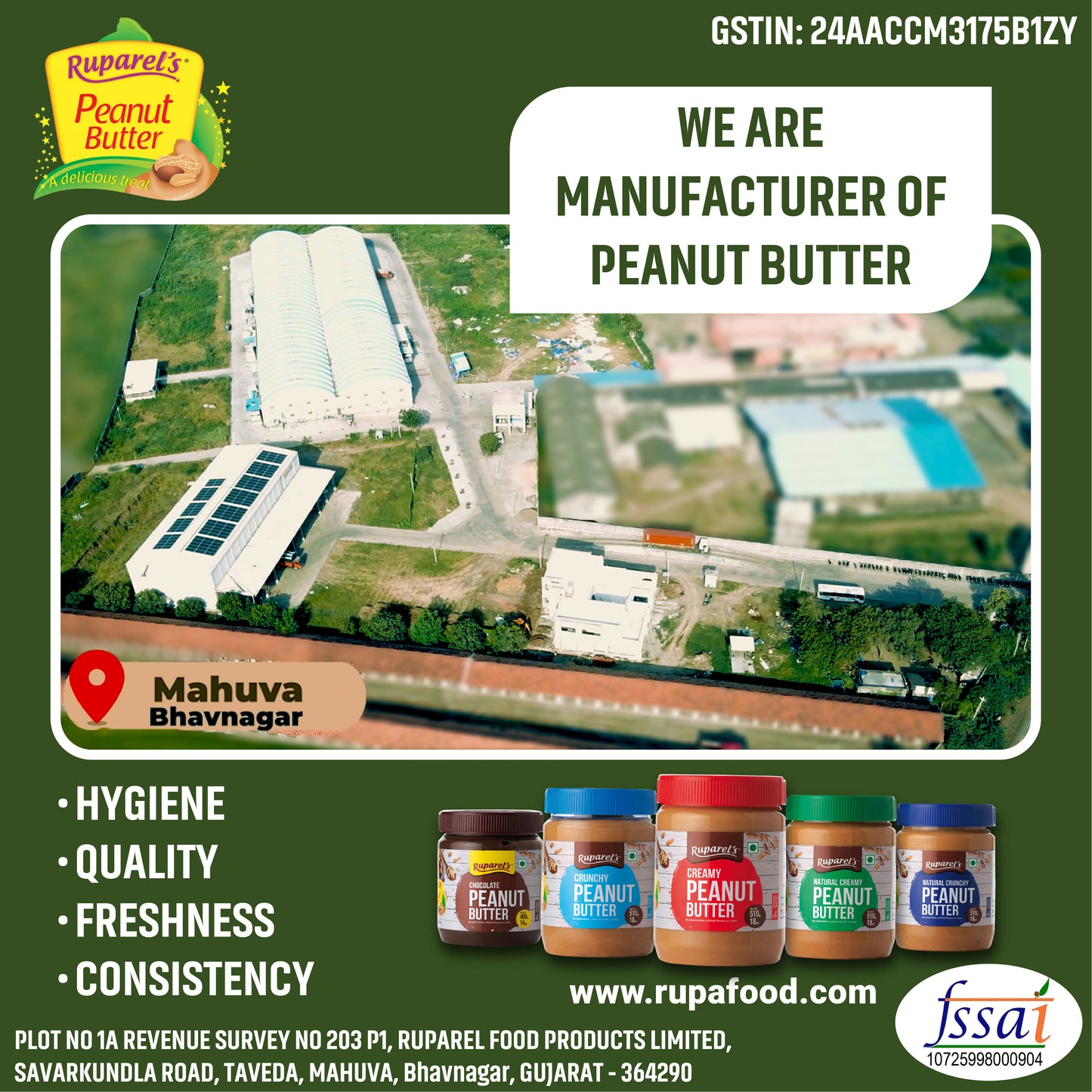 Ruparel Peanut Butter Spread with Cocoa 340g | Smooth & Creamy Peanut Spread | Delicious Cocoa Flavor | Perfect for Bread, Sandwiches, Toast & Breakfast Recipes