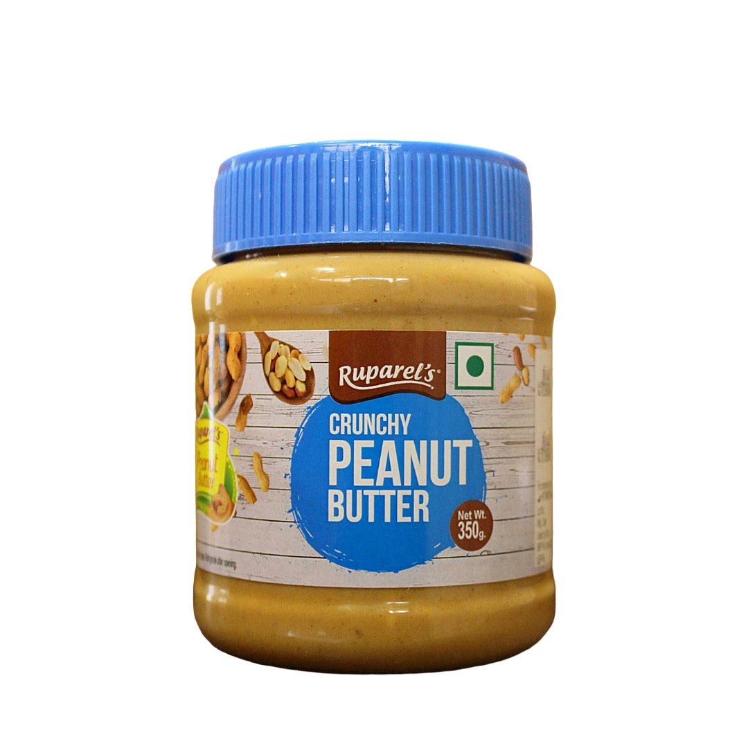 Ruparel’s Peanut Butter Crunchy 350g | High Protein | Healthy Crunchy Peanut Butter