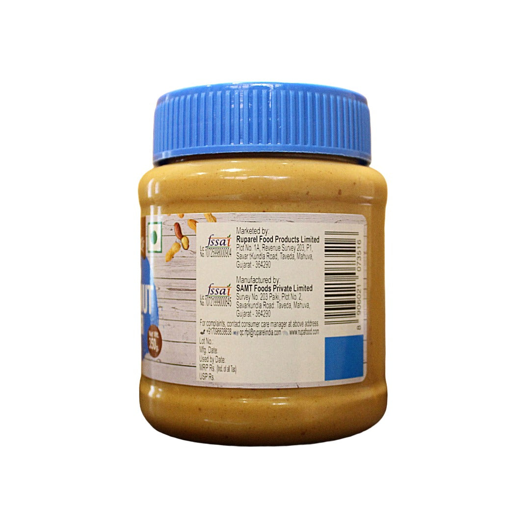 Ruparel’s Peanut Butter Crunchy 350g | High Protein | Healthy Crunchy Peanut Butter