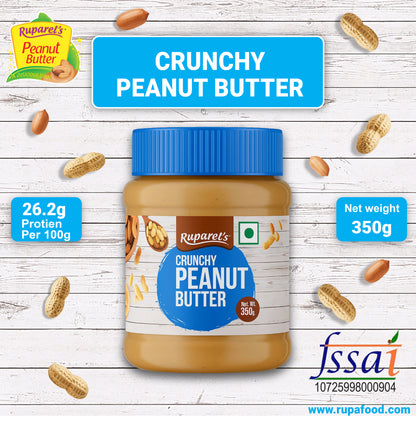 RUPAREL'S PEANUT BUTTER Special Combo offer Crunchy 510g, Creamy 510g, Crunchy 350g and Creamy 350g total 1720g | 91% Roasted Peanuts | Protein Rich | No Cholesterol | Delicious & Nutritious Breakfast