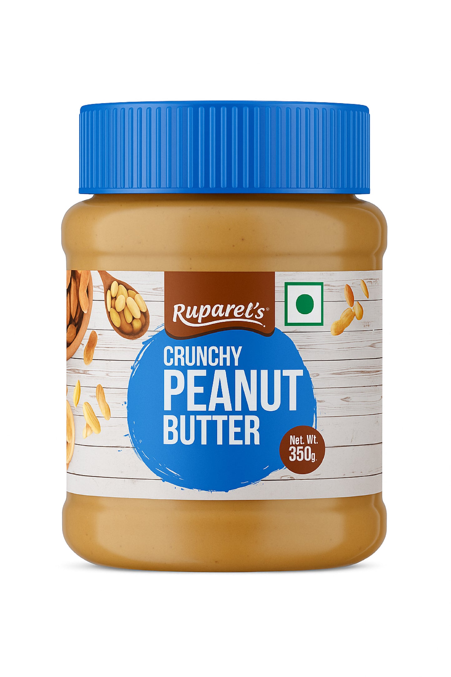 Ruparel’s Peanut Butter Crunchy 350g | High Protein | Healthy Crunchy Peanut Butter